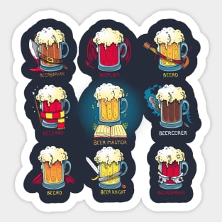 Beer Role Play Game Sticker